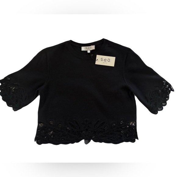 SEA, NEW YORK- The Elke Soutache Sweater- Small - Picture 2 of 8